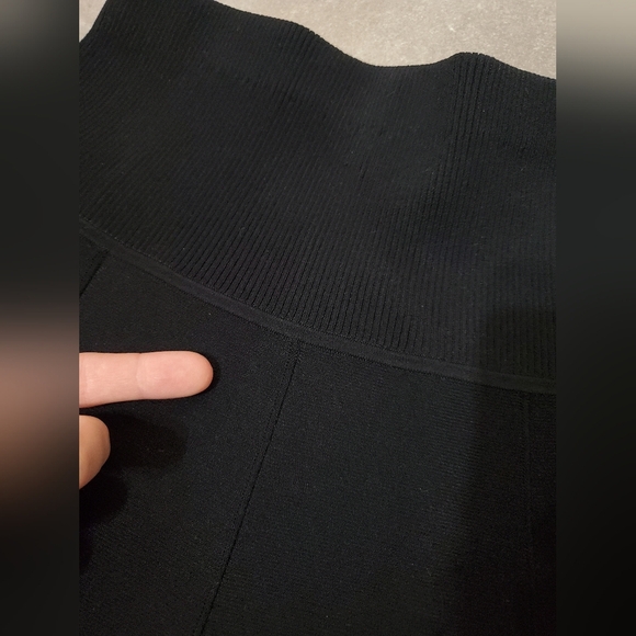 Rag & Bone Isla Knit Fit & Flare Skater Sweater Mini Skirt. Black. Size Medium - Picture 9 of 15